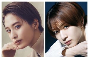 月城かなとさんと中村嶺亜さんの比較画像