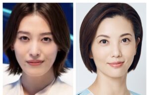 月城かなとさんと壮一帆さんの比較画像